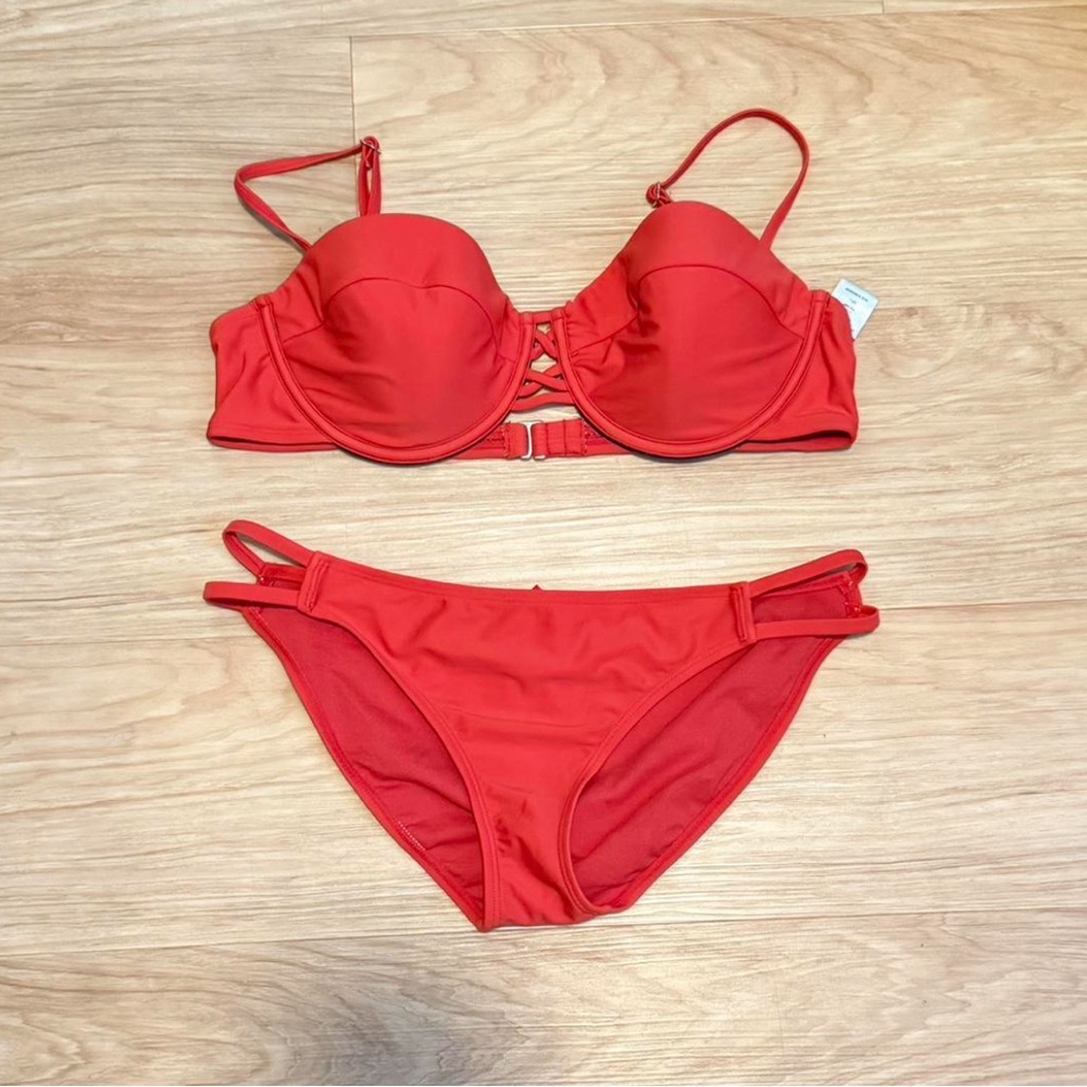 Gossip Red Bikini Set